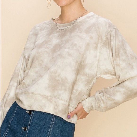 Tie Dye Cozy Pullover Sweater - Picture 2 of 5